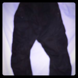 Black g star cargo pants